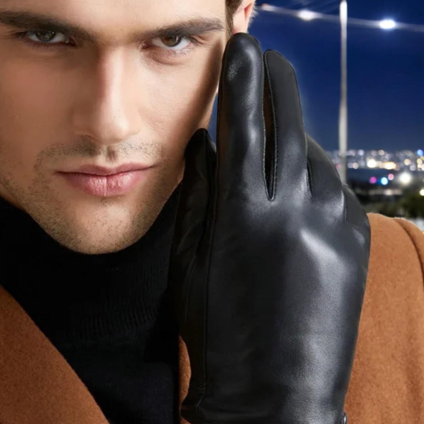 Leather Gloves β Touchscreen-Ready, Warm Lined Driving Fit - My Store