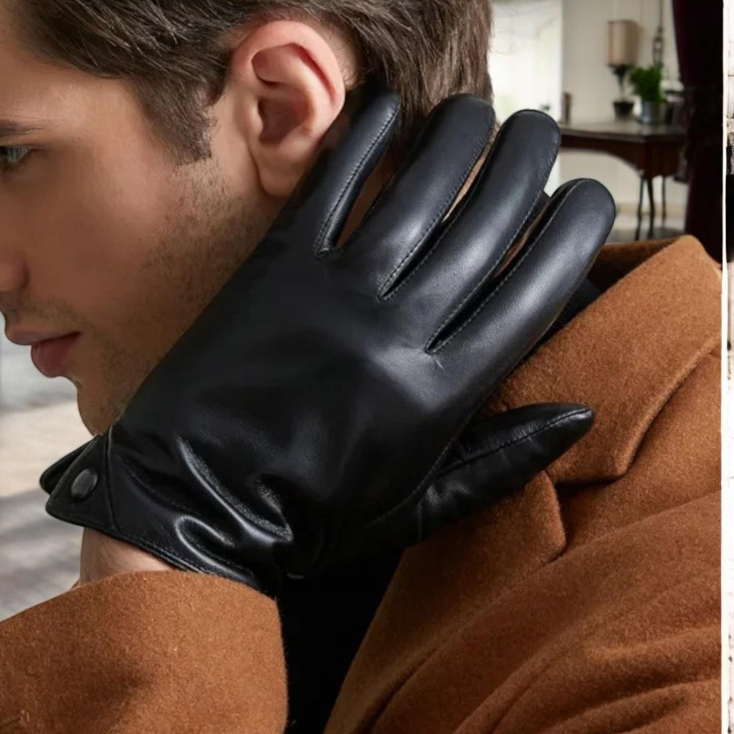 Leather Gloves β Touchscreen-Ready, Warm Lined Driving Fit - My Store