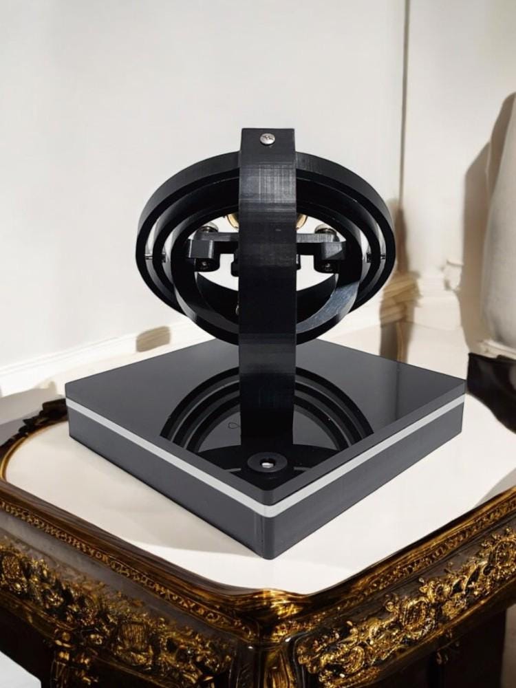 Futuristic 360 Watch Winder – Silent Gyro Rotator for Rolex, Patek Philippe, Richard Mille | Luxury Display Gift for Men - My Store