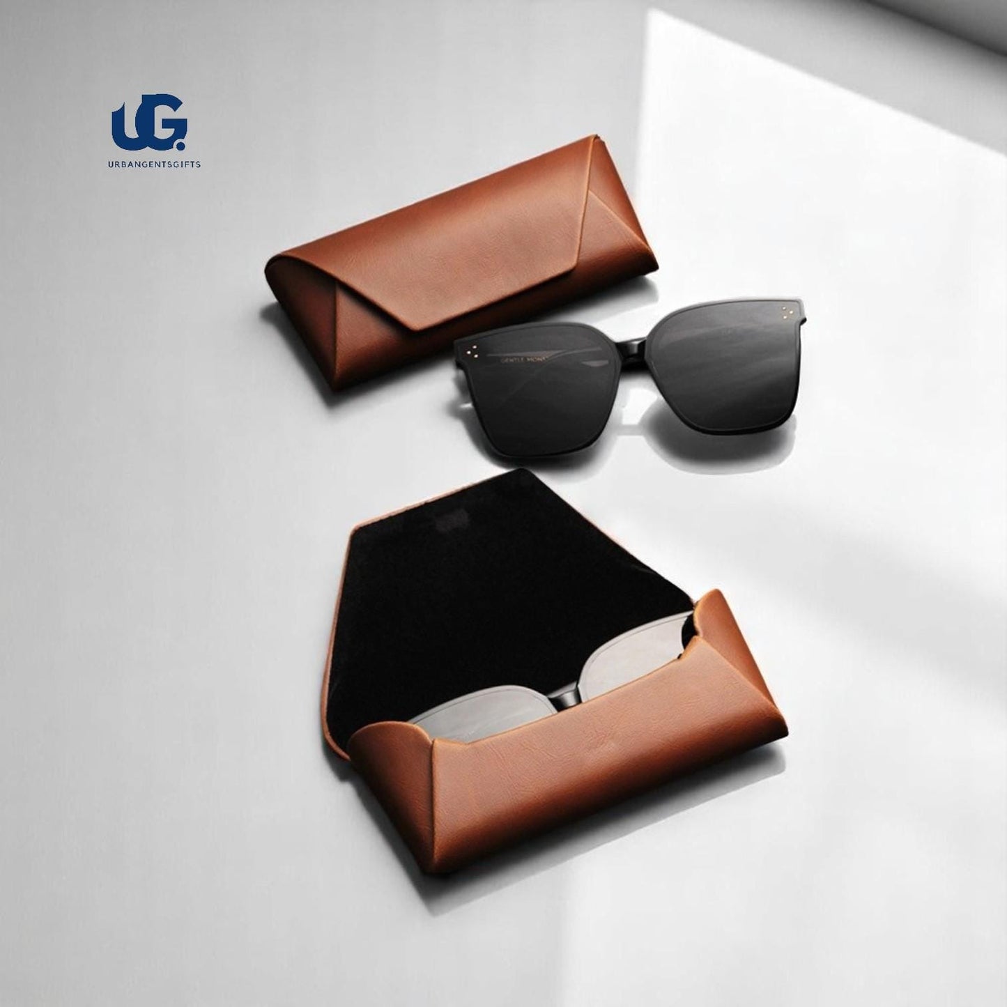 Eco Eyeglass Case Leather β Vegan Sunglasses Holder for Men & Women | Travel Glasses Pouch | Soft Stylish Gift Case - My Store