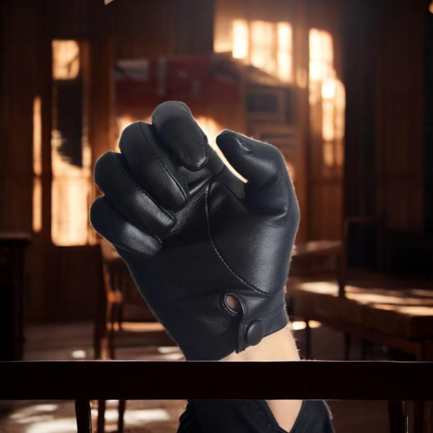 Men’s Italian Leather Gloves – Touchscreen Ready, Elegant Slim Fit Design - My Store