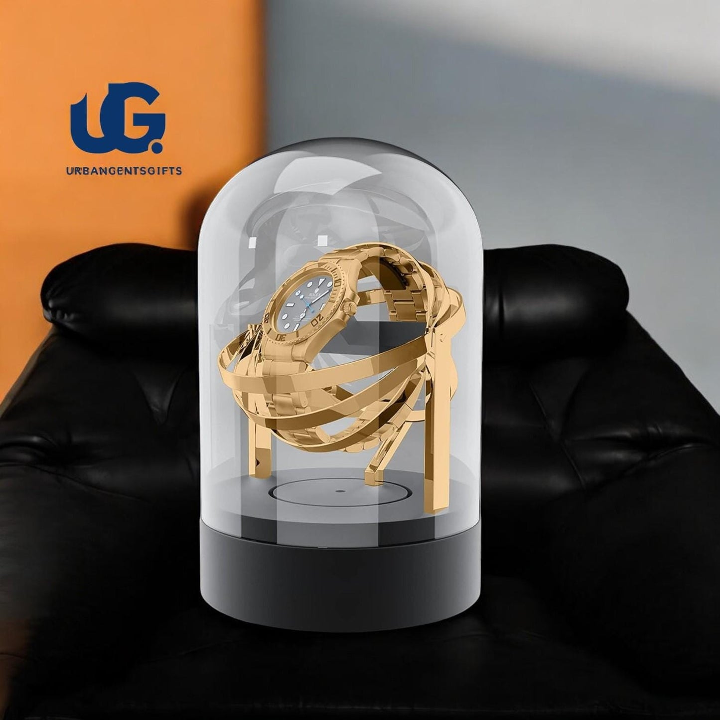 Modern Watch Winder – Best Gift for Watch Lovers | Silent Motor, Elegant Display,Rolex,Patek Philippe,Richard Mille,Jacob & Co. Watch Winder - My Store