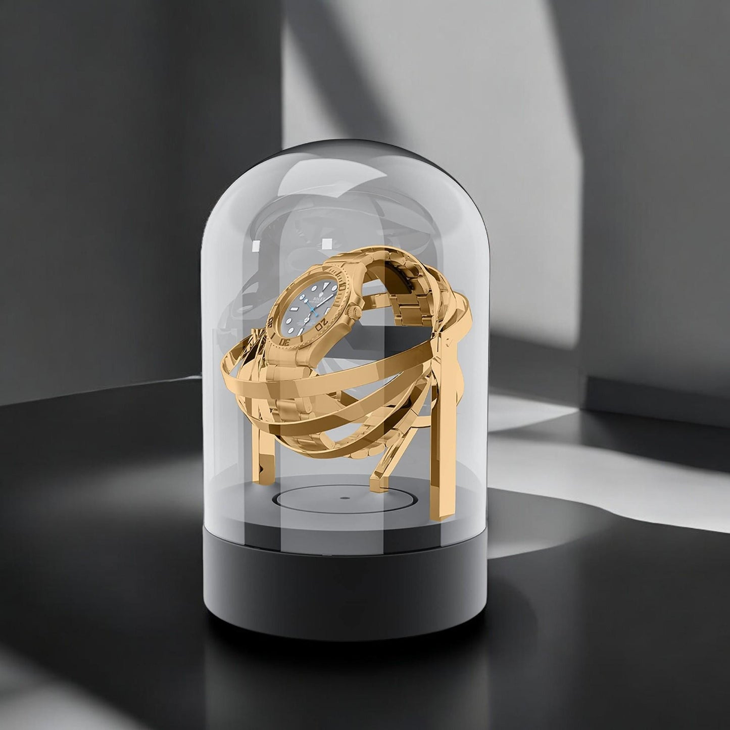 Modern Watch Winder – Best Gift for Watch Lovers | Silent Motor, Elegant Display,Rolex,Patek Philippe,Richard Mille,Jacob & Co. Watch Winder - My Store