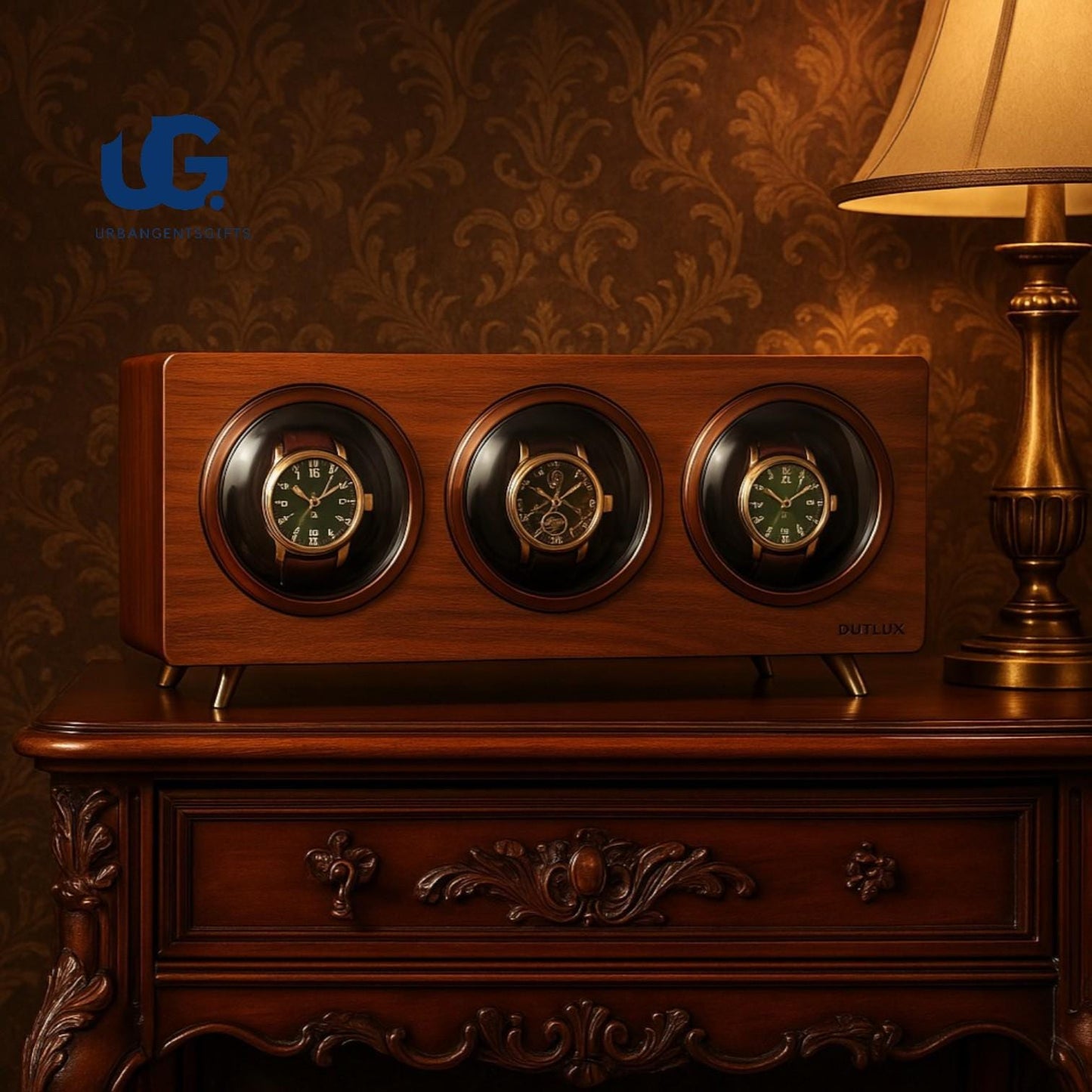 Luxury Solid Wood Watch Winder β Silent Automatic Rotator for 1-4 Mechanical Watches | LED Display Storage Case for Collectors & Gifts - My Store