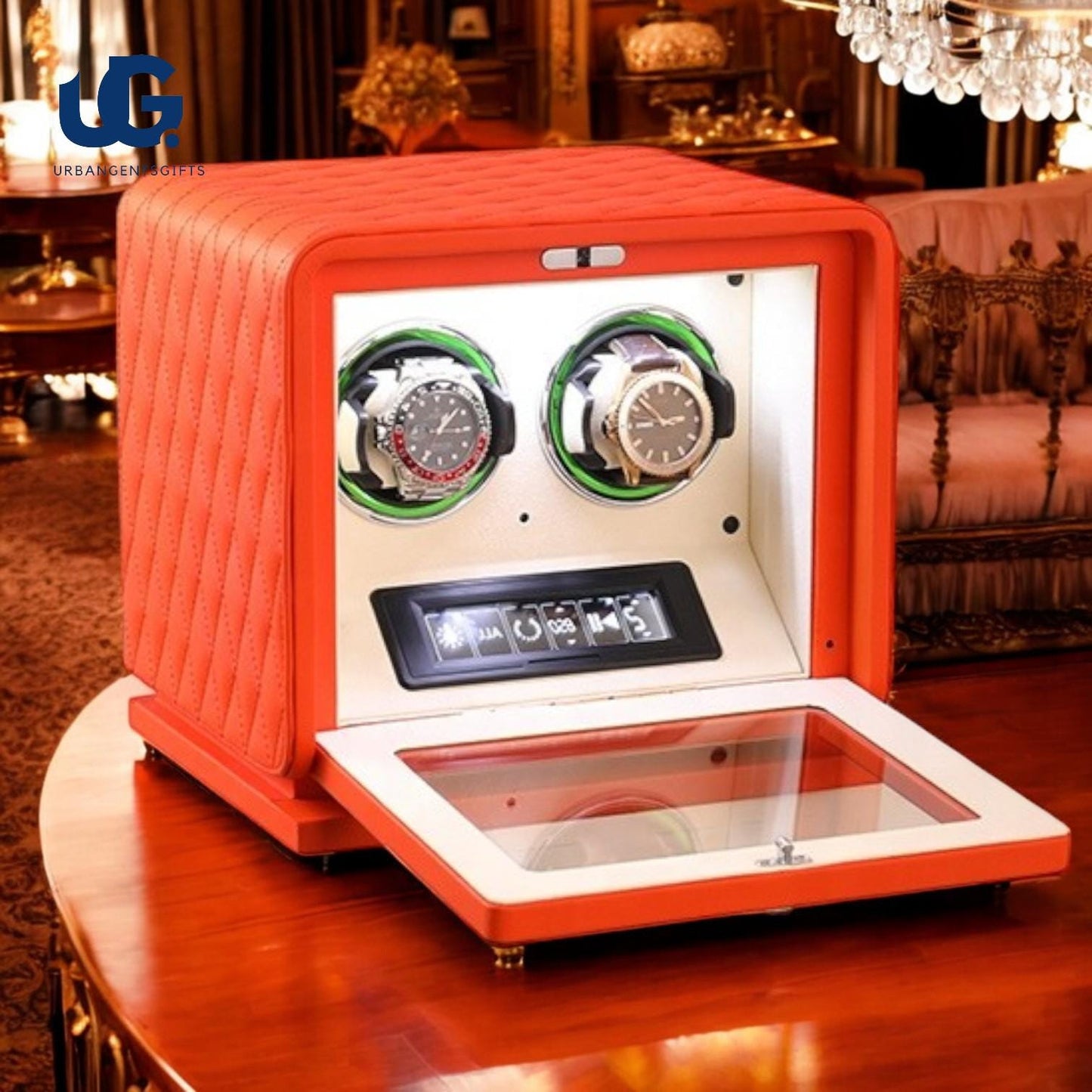 New Watch Winder- Watch Box Display Case for Audemars Piguet Watches,Rolex,Patek Philippe,Richard Mille,Jacob & Co. Luxury Watch Winder