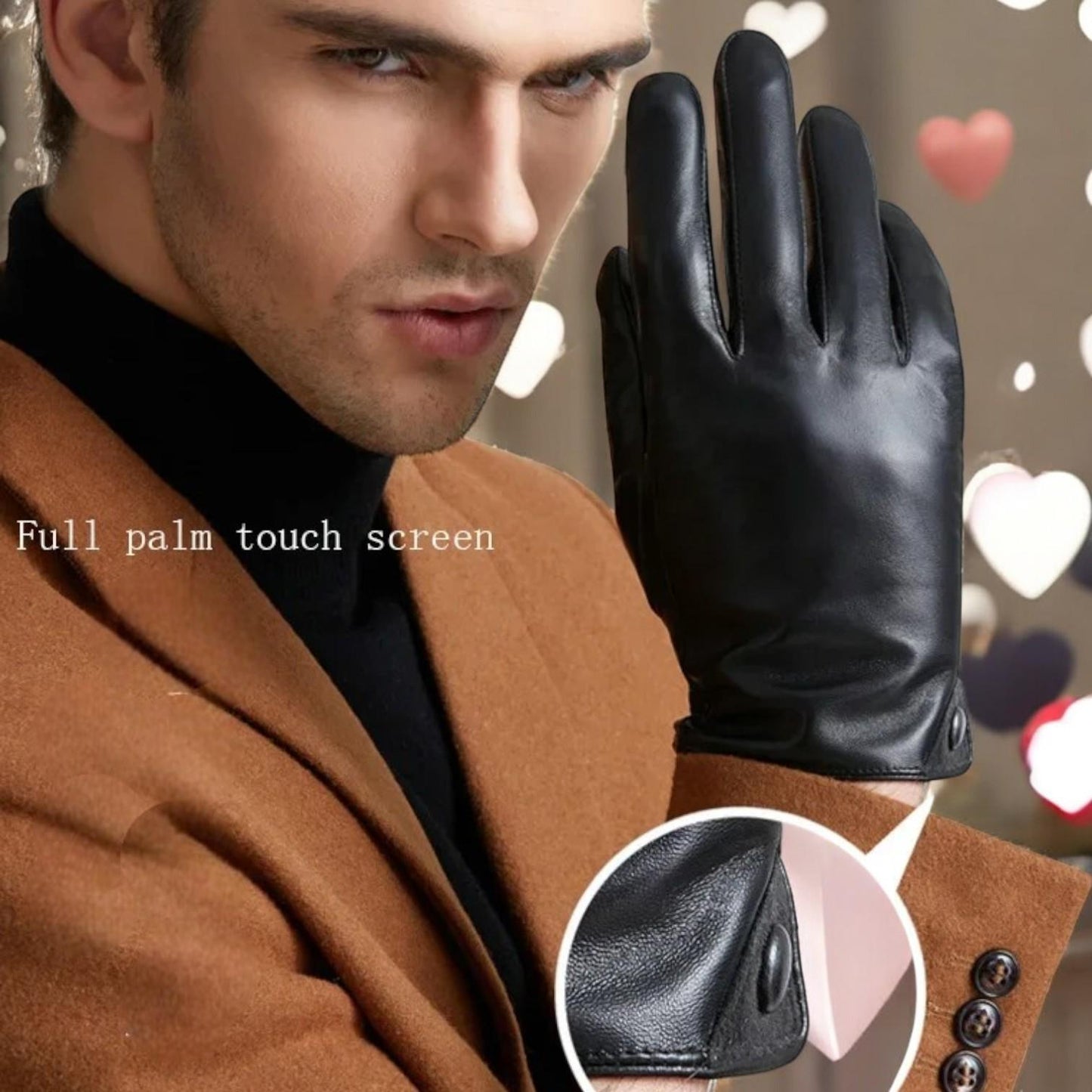 Leather Gloves β Touchscreen-Ready, Warm Lined Driving Fit - My Store