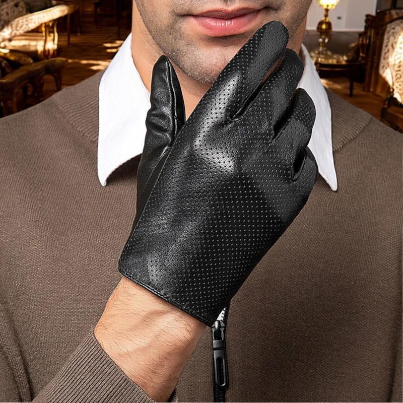 Luxury slim Leather Gloves for Men & Women - Stylish, Warm, and Durable,perfect gift - My Store
