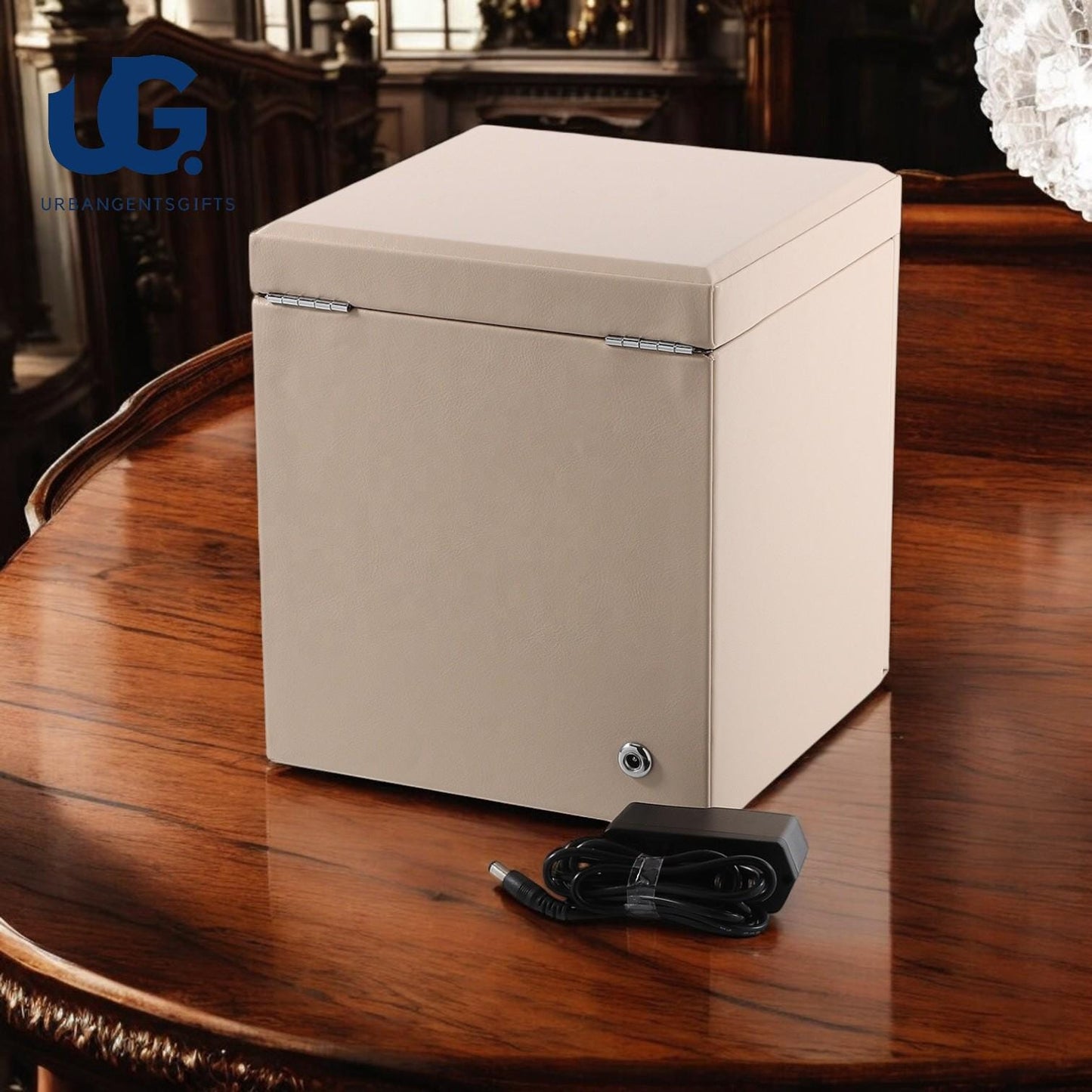 Leather Watch Winder Box with Jewelry Tray – Silent Motor, Logo Customization, Gift-Ready Packaging - My Store