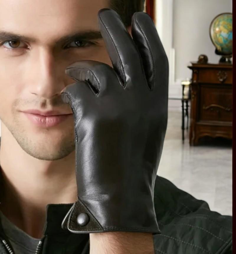 Leather Gloves β Touchscreen-Ready, Warm Lined Driving Fit - My Store