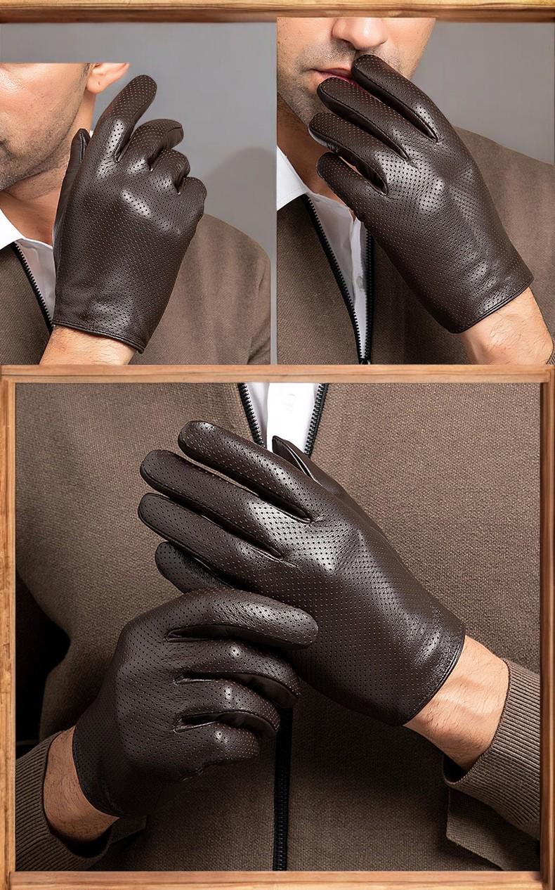 Luxury slim Leather Gloves for Men & Women - Stylish, Warm, and Durable,perfect gift - My Store
