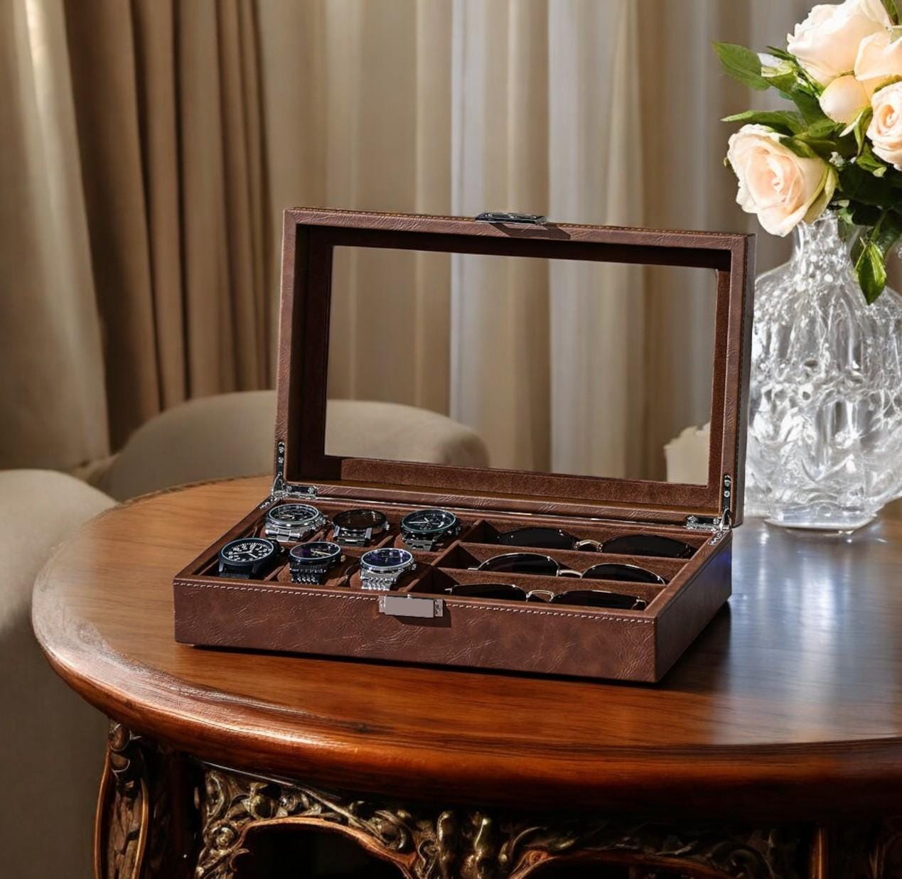 Elegant Watch Box – Luxury Gift for Men, Perfect for Storing Watches, Jewelry, and Accessories - My Store