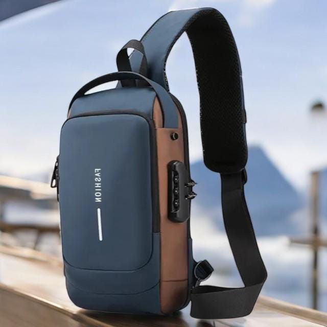 Men's Anti-Theft Crossbody Bag - USB Charging Sling! - My Store