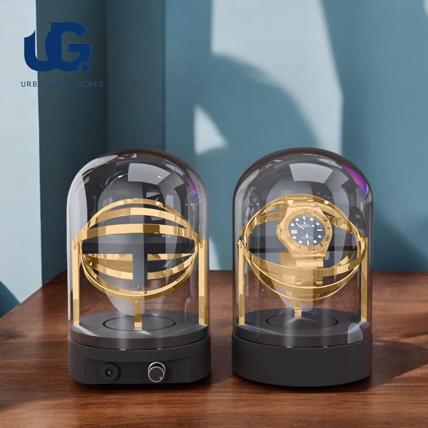 Modern Watch Winder – Best Gift for Watch Lovers | Silent Motor, Elegant Display,Rolex,Patek Philippe,Richard Mille,Jacob & Co. Watch Winder - My Store