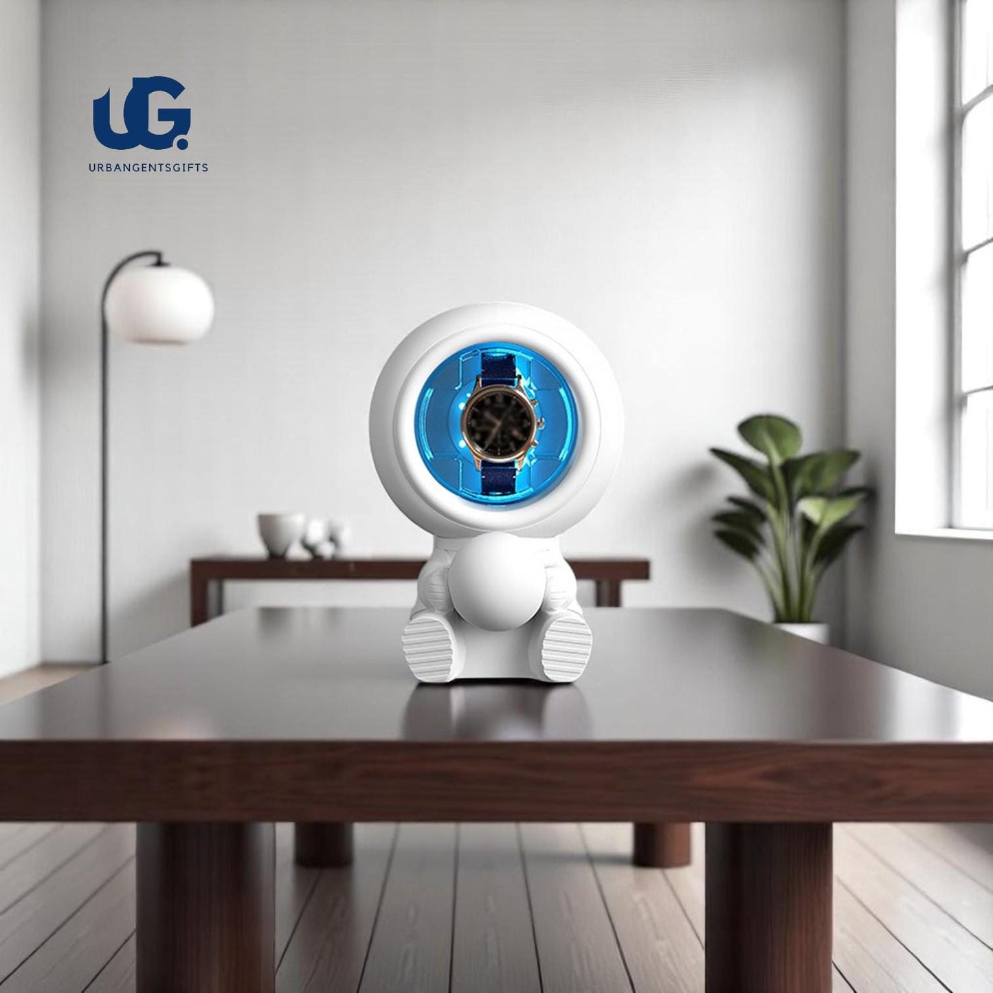 Eco-Friendly Automatic Watch Winder - Astronaut Design | Quiet Motor | USB Powered | Rotating Watch Holder | Sustainable Gift for Men - My Store