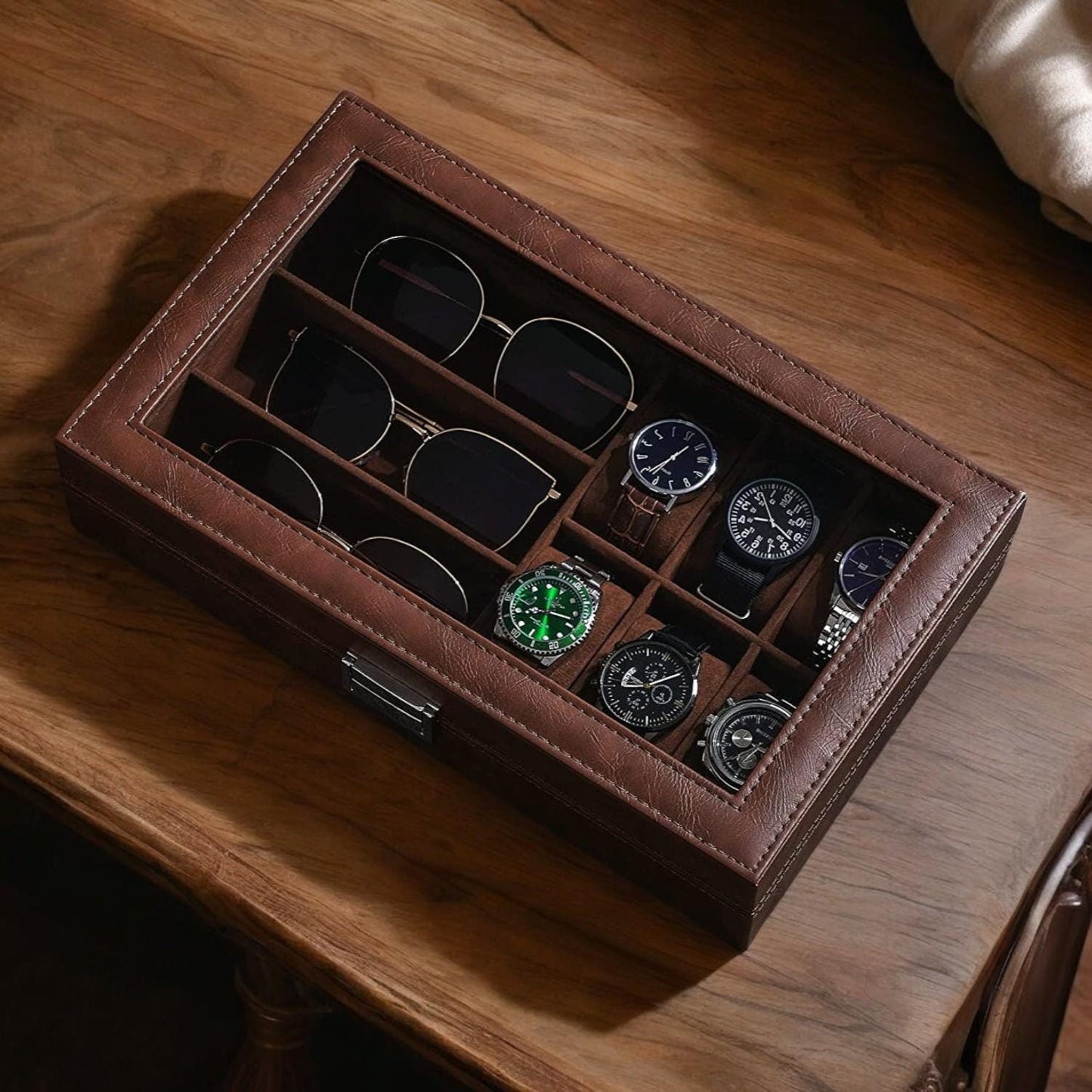 Elegant Watch Box – Luxury Gift for Men, Perfect for Storing Watches, Jewelry, and Accessories - My Store