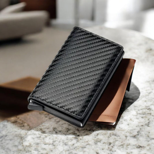 Anti-Theft Slim Wallet for Men and Women, Smart Minimalist Credit Card Holder with Secure Protection, Bank Card Case, Cash Pocket. - My Store