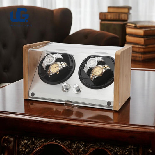 Luxury Watch Winder Box – Silent Japanese Motor, Custom Fit, Steel Security & Leather Style – VIP Home for Your Timepieces - My Store