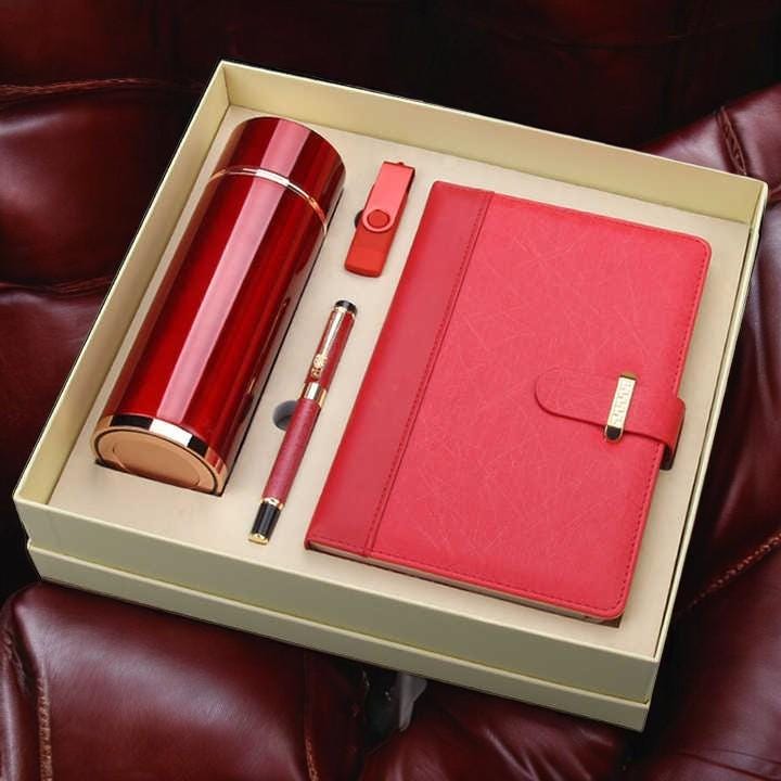 Exclusive 4-in-1 Customized  Corporate Gift Set for Men – Perfect for Business Gifting & Professional Recognition" - My Store