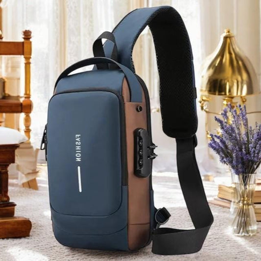 Men's Anti-Theft Crossbody Bag - USB Charging Sling! - My Store