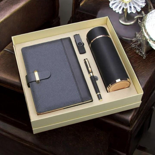 Exclusive 4-in-1 Customized  Corporate Gift Set for Men – Perfect for Business Gifting & Professional Recognition" - My Store