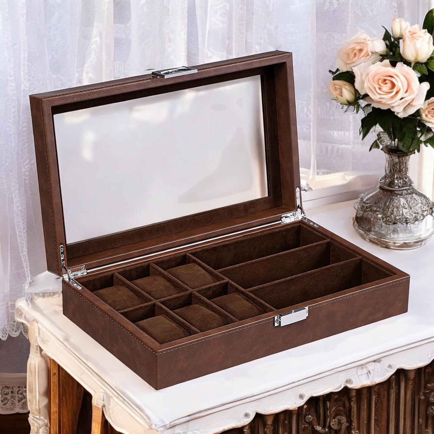Elegant Watch Box – Luxury Gift for Men, Perfect for Storing Watches, Jewelry, and Accessories - My Store
