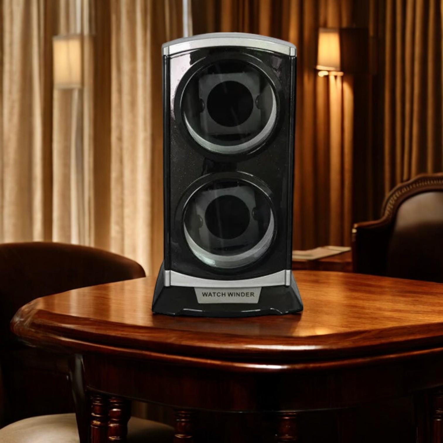 Double Watch Winder - Silent Automatic Rotating Mechanical Watch Winder Storage Box for Men’s Watches" - My Store