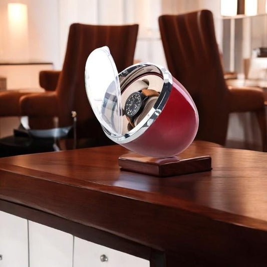 Mini Automatic Mechanical Watch Winder Rotating Watch Winder Box Shaker Luxury Transparent Watchwinder Automatic Gift Ideas - My Store