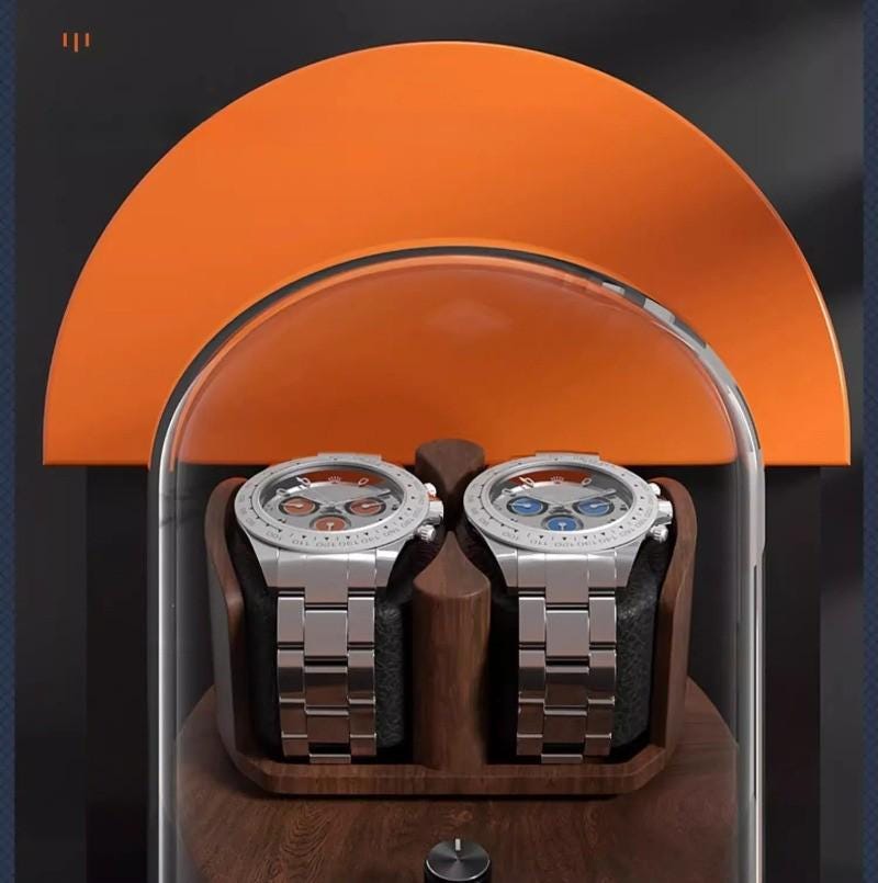Automatic Watch Winders: LED Silent Movement, Transparent Display Boxes for Mechanical Watches" - My Store