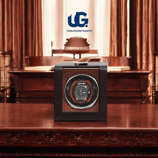 Luxury Watch Winder Box – Silent Motor Display Case for Rolex, Patek Philippe, Richard Mille & More | Gift for Men. - My Store