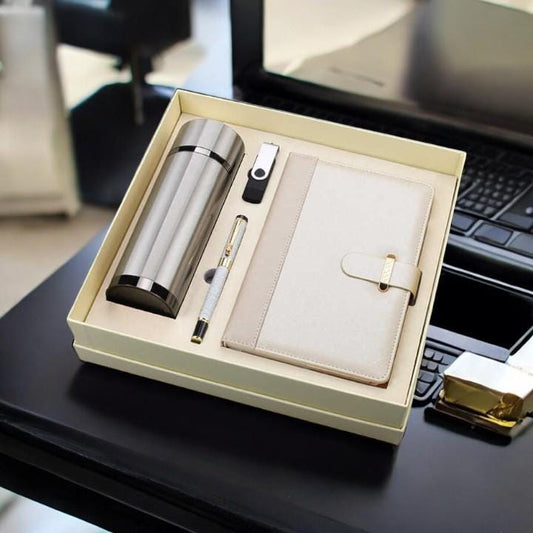 Exclusive 4-in-1 Customized Luxury Corporate Gift Set for Men – Perfect for Business Gifting & Professional Recognition - My Store