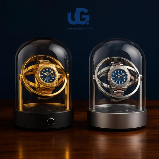 Modern Watch Winder – Best Gift for Watch Lovers | Silent Motor, Elegant Display,Rolex,Patek Philippe,Richard Mille,Jacob & Co. Watch Winder - My Store