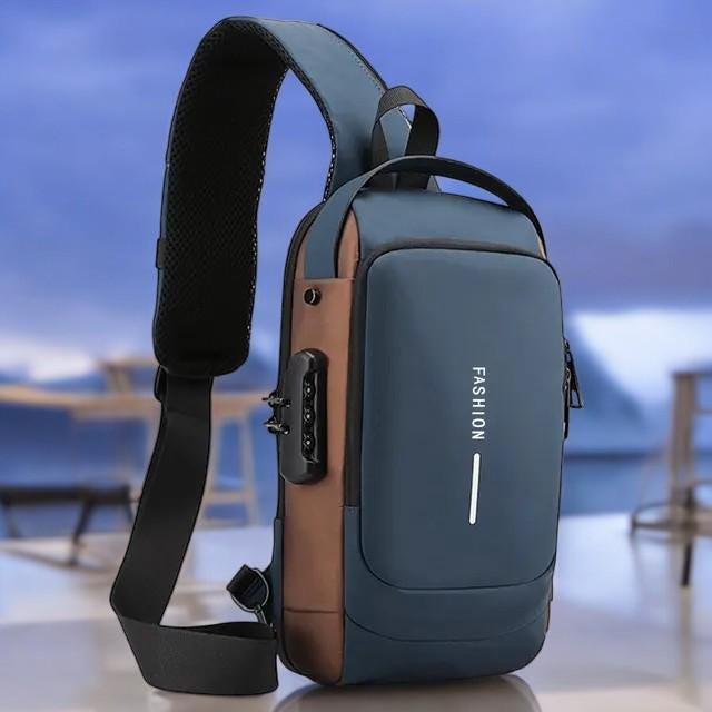 Men's Anti-Theft Crossbody Bag - USB Charging Sling! - My Store